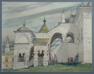 Die Dreifaltigkeitskirche in Solikamsk von Vladimir Alexandrovich Plotnikov