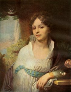 Porträt von Maria Iwanowna Lopuchina von Vladimir Borovikovsky
