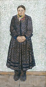 Ukrainische Bäuerin, 1910-1911 von Vladimir Davidovich Burliuk