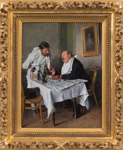In einem Restaurant von Vladimir Egorovic Makovsky