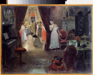 Die Weihe eines Bordells von Vladimir Egorovic Makovsky