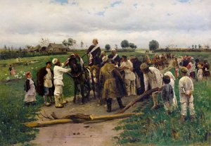 Die Zahlung eines Lösegelds für die Braut von Vladimir Egorovic Makovsky