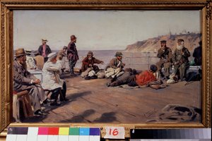 Auf dem Deck von Vladimir Egorovic Makovsky