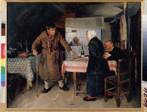Ein Streit beim Kartenspiel von Vladimir Egorovic Makovsky