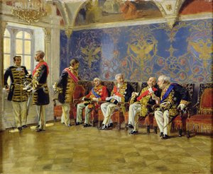 Warten auf eine Audienz, 1904 von Vladimir Egorovic Makovsky