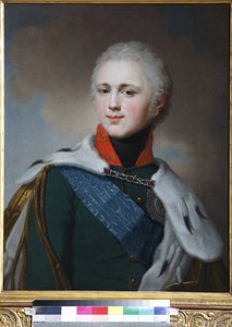 Porträt von Kaiser Alexander I. (1777-1825) von Vladimir Lukich Borovikovsky