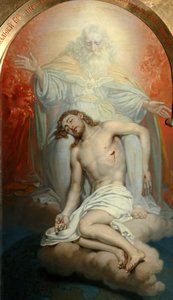 Gott der Vater beklagt den toten Christus von Vladimir Lukich Borovikovsky