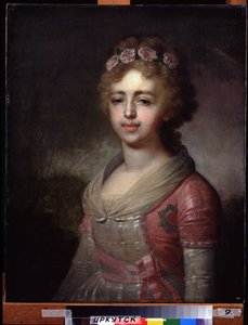 Porträt der Großherzogin Alexandra Pawlowna (1783-1801), Tochter von Kaiser Paul I.