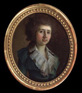 Porträt des Schriftstellers Wassili W. Kapnist (1757 oder 1758-1823). Gemälde von Wladimir Lukitsch Borowikowski (1757-1825)