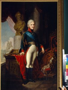 Porträt von Kaiser Alexander I. von Russland von Vladimir Lukich Borovikovsky