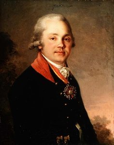 Porträt von Alexander Dmitrievich Arseniev (1766-1823) von Vladimir Lukich Borovikovsky