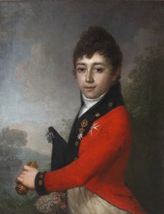 Porträt von Baron Alexey Nikolaevich Serdobin 1790-1834 als Kind
