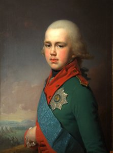Porträt von Großherzog Konstantin Pawlowitsch von Russland 1779-1831, 1795