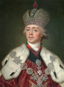 Porträt des Kaisers Paul I. von Russland, 1754-1801