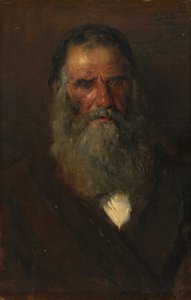 Studie des Kopfes eines alten Mannes von Vladimir Yegorovich Makovski