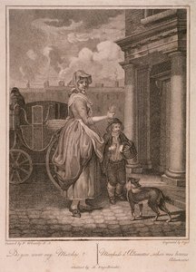 Wollen Sie Streichhölzer, Rufe von London, ca. 1794