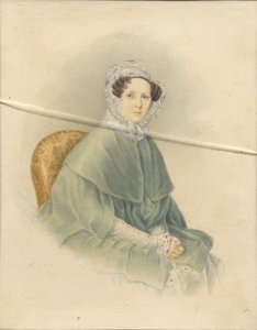 Porträt der Gräfin Natalia Pawlowna Stroganowa, 1845 von Voronov