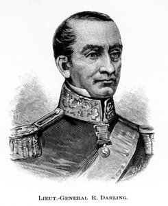 General Sir Ralph Darling, britischer Soldat und Kolonialgouverneur, 1886 von WA Hirschmann