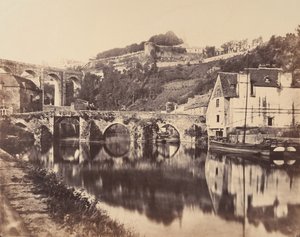 Hafen von Dinan, Bretagne, 1856 von WA Mansell