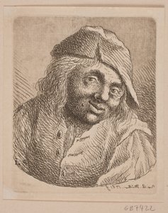 Brustbild eines Bauern von W.A. Müller