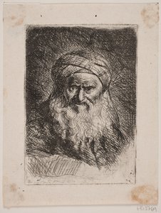 Alter Mann mit Turban
