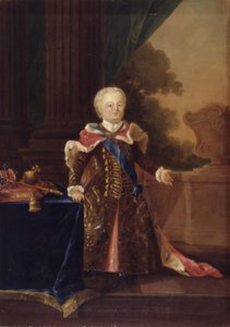 Iwan III. oder Iwan VI. Antonowitsch. Ganzkörperporträt von W.A. Müller