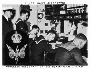 Drahtloser Telegrafist, 2. Klasse, C.P.O und P.O, 1937