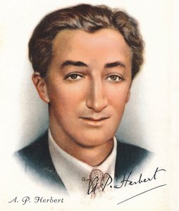 AP Herbert, 1937 von WD and HO Wills