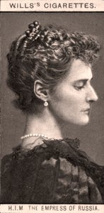 Ihre Majestät die Kaiserin von Russland, 1908 von WD and HO Wills