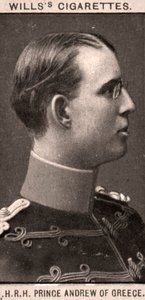 S.K.H. Prinz Andreas von Griechenland, 1908 von WD and HO Wills