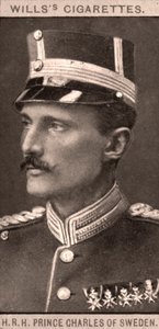 Seine Königliche Hoheit Prinz Karl von Schweden, 1908 von WD and HO Wills