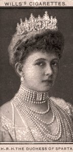 Ihre Königliche Hoheit die Herzogin von Sparta, 1908 von WD and HO Wills
