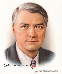 John Drinkwater, 1937. Künstler: Unbekannt, WD & HO Wills von WD and HO Wills