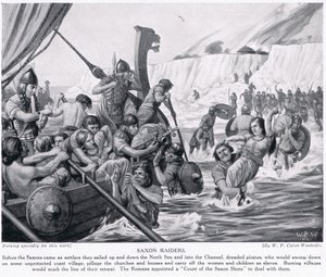 Sächsische Räuber, Illustration aus 