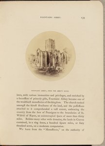 Fountains Abbey; vom Abtshaus von W.R. Sedgfield