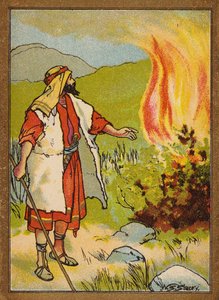 Moses und der brennende Busch von W.S. Stacey