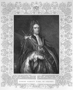 Porträt von Robert Harley, Earl of Oxford von W.T. Mote