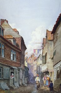 Ansicht von Figuren in Glean Alley, Bermondsey, London, um 1825