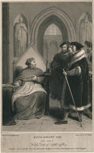 König Heinrich VIII. Akt 3. Szene 2. Wolsey, Herzog von Norfolk, Suffolk & Co, 1796