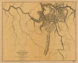 Militärische Aufklärung in der Nähe von Gauley Bridge, Department of Western Virginia, Brig. Genl. W. S. Rosecrans, kommandierend, 11. September bis 15. November 1861