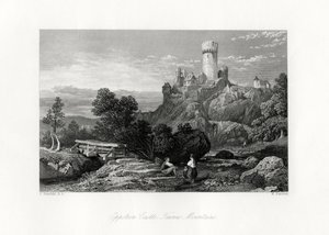 Burg Eppstein, Taunusgebirge, Deutschland, 19. Jahrhundert