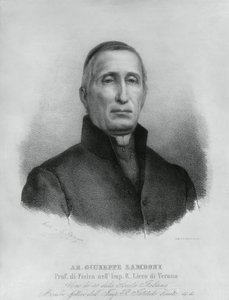 Porträt von Giuseppe Zamboni (1776-1846), italienischer katholischer Priester und Physiker