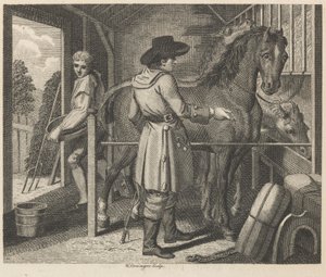 Das Packpferd und der Träger von W. Grainger