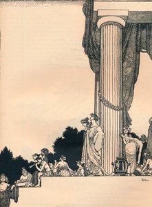 Ein Sommernachtstraum, Akt 1, Szene 1, 1914 von William Heath Robinson