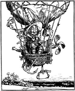 Illustration aus dem Kinderbuch Die Abenteuer von Onkel Lubin, 1902 von William Heath Robinson