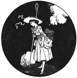 Die Schäferin und der Schornsteinfeger von William Heath Robinson