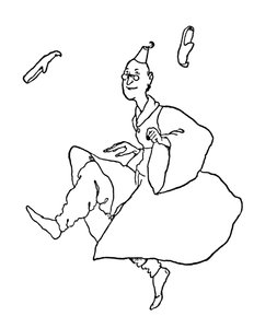 Ihre Pantoffeln flogen um ihre Ohren, um 1930 von William Heath Robinson
