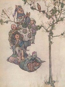 Dann begann die Nachtigall zu singen, ca. 1930 von William Heath Robinson