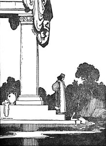 Als die Sonne aufging, erwachte sie, ca. 1930 von William Heath Robinson