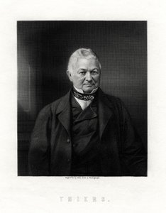Louis Adolphe Thiers, französischer Staatsmann und Historiker, 19. Jahrhundert von W. Holl